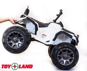 Детский электроквадроцикл Toyland Grizzly Next белый