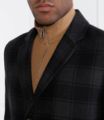 Хлопковое пальто h-hyde-c-224 BOSS BLACK - черный(50502270)