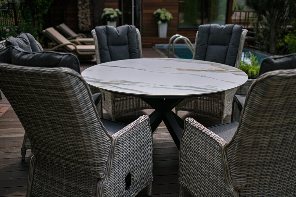 Обеденный стол ФЛОРЕНЦИЯ 150 Белый