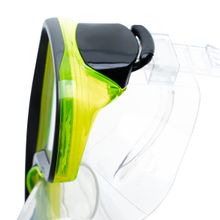 Маска для плавания SALVAS Geo Sr Mask CA175S1GYSTH, размер взрослый, желтая