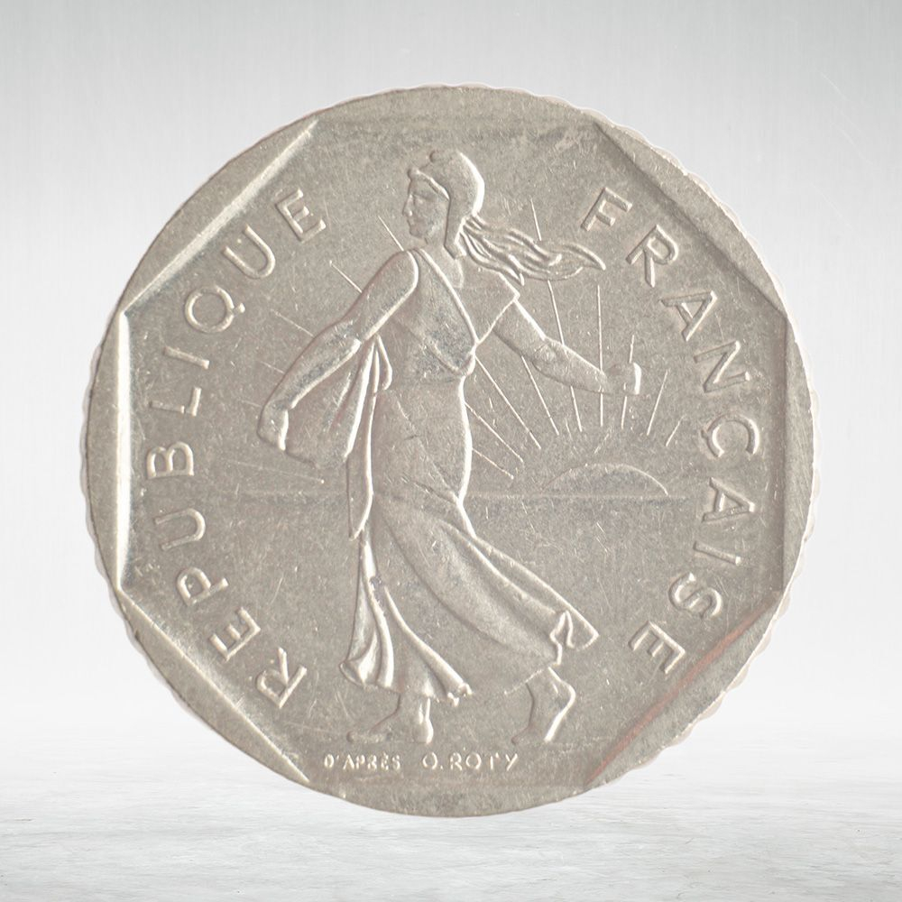 France, 2 Francs 1980, VF