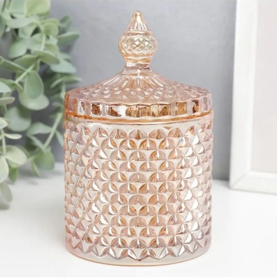 Свеча в вазочке с ароматом "Марокканский кашемир"