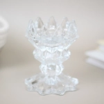 Подсвечник «Глория» 7*10,5 см, Белый