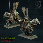 Grand Alliance Death Soulblight Gravelords Blood Knights 1 шт. миниатюра для dnd, днд, pathfinder, фентези, Настольная игра, НРИ, Варгейм, РПГ