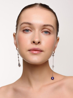 Серьги "Evil Eye Drop Blue"