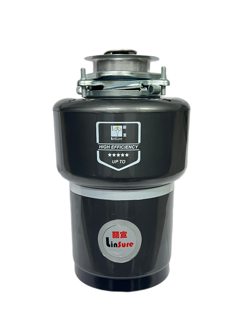 ИЗМЕЛЬЧИТЕЛЬ ПИЩЕВЫХ ОТХОДОВ LINSURE LX-A05 (1HP-735W, 4000RPM) 1500ML, 5,2KG/MIN, 8.1KG, GREY