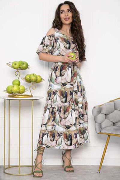 Платье Марианна (бежевое) П15349-5М LT Collection