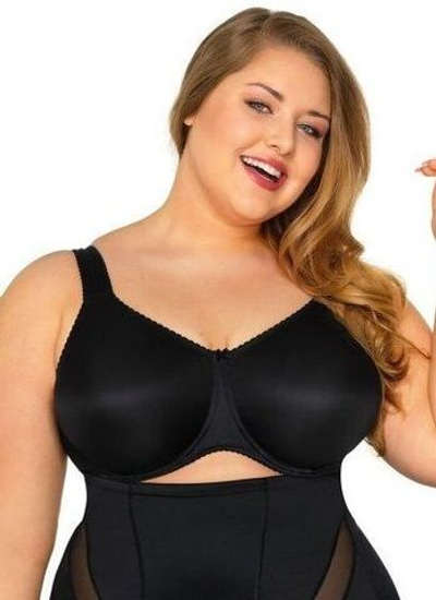 Бюстгальтер на косточках с бесшовной гладкой чашкой (Размер: 85F) (Цвет: черный)