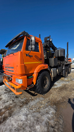 КамАЗ 43118 6x6 Тягач лесовозный с КМУ 5339B4 (Дизельный, 11,8 л, 300 л.с., МТ)