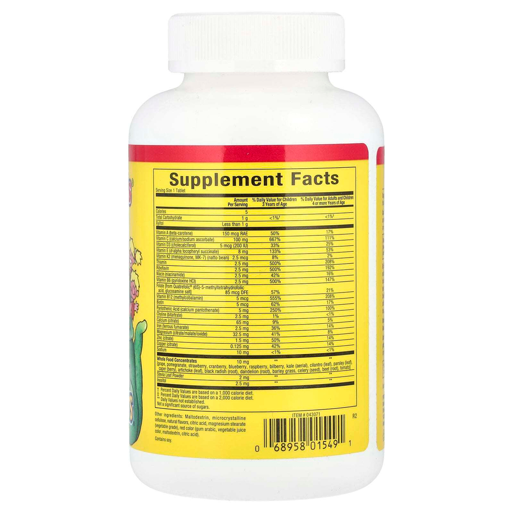 Natural Factors, Big Friends®, мультивитамины и минералы, с ягодным вкусом, 60 жевательных таблеток