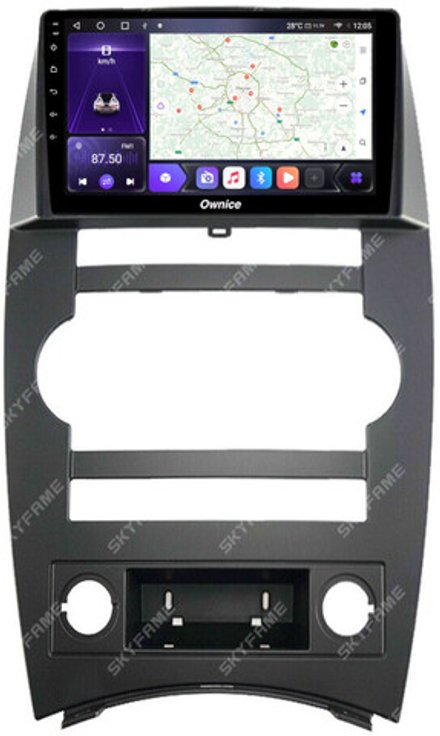 Магнитола для Jeep Commander 2005-2010 - Carmedia SF-9303 QLed, Android 10/12, ТОП процессор, CarPlay, SIM-слот