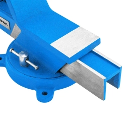 Тиски стальные поворотные с наковальней 5''-125мм Forsage F-6540805