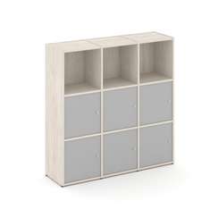 Locker plus Комплект №3 LK.K-003 Денвер Светлый/Серый 1188*350*1203