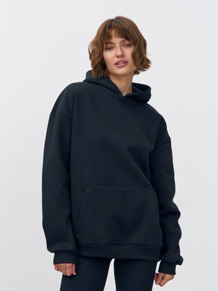 Худи с начесом (черный)