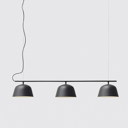 Pendant design lamp  Ambit Rail by Muuto (Black)