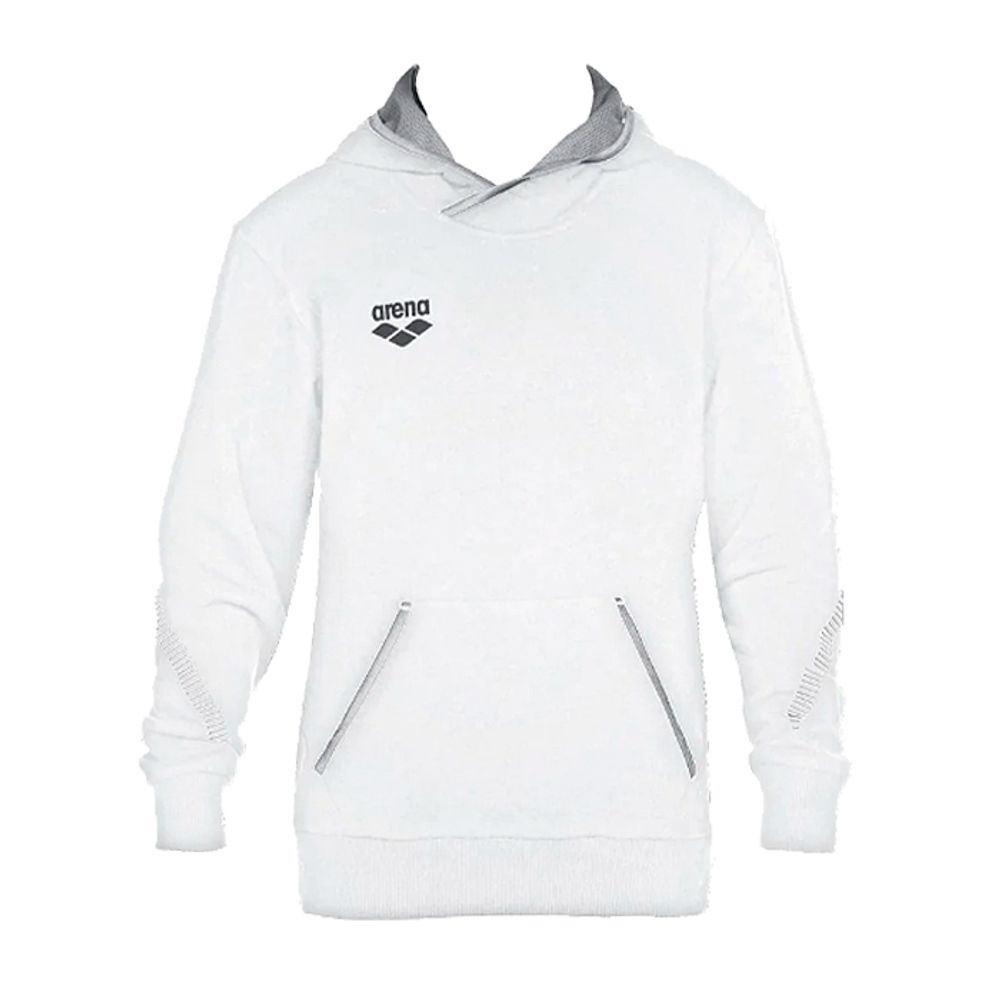 Спортивная толстовка юниорская Arena JUNIOR Team Line HOODIE 10-11 лет (белая)