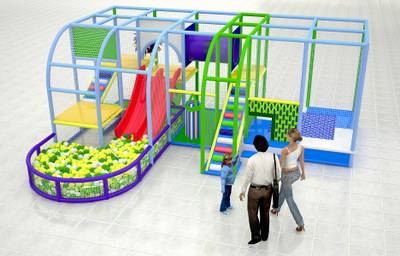 Детский игровой лабиринт «Волшебные тропинки»