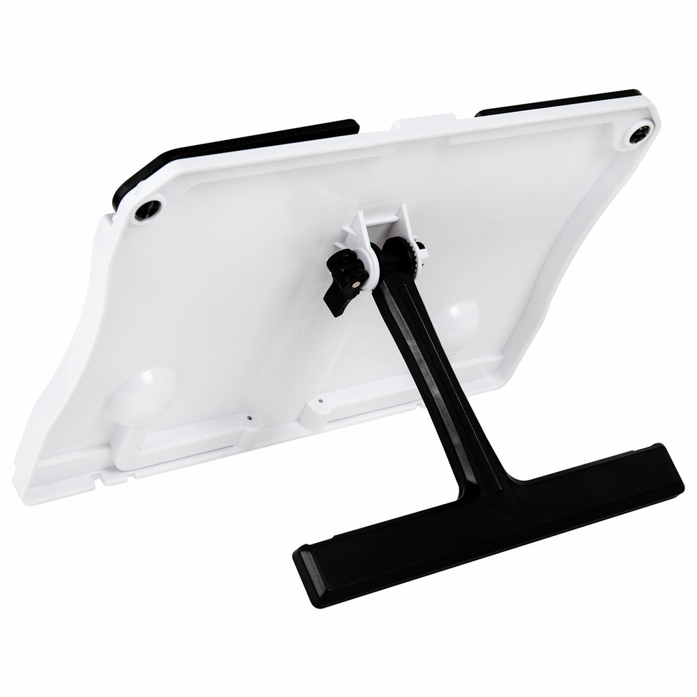 Подставка для книг и учебников BRAUBERG White регулируемый наклон ABS-пластик (2 штуки в упаковке)