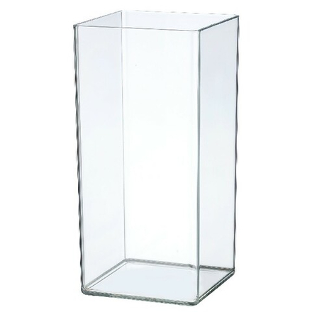 Вазон "Square" (пластик) D12xH25см (Прозрачный)