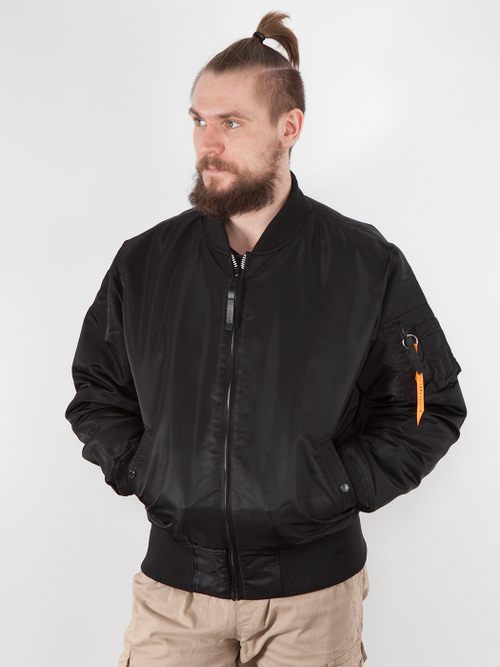 Куртка Бомбер Apolloget B-17 Black/Orange