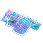 Детский игровой лабиринт «Сказка» 78,5 м² (11,5x6,8x4 м)