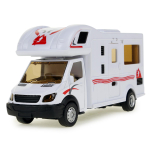 Модель ин. мет. "Дом на колёсах" 17см, двери, коробка 1020-R (Технопарк)