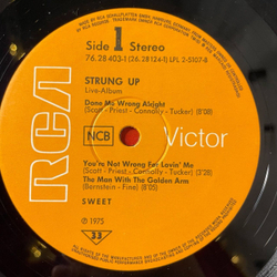 Винтажная виниловая пластинка LP Sweet Strung Up (Швеция 1975) Fox On The Run