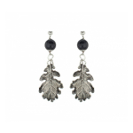 Серьги листья Ester Bijoux Дуб OR912-S BW