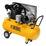 Компрессор поршневой ременной BCV 4000-T/100. 4.0 кВт. 100 литров. 690 л/мин Denzel