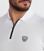 Поло EA7 - белый(8NPF13 PJRGZ)