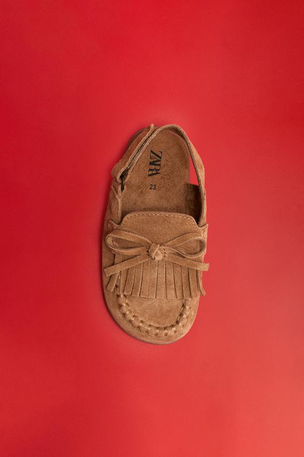 ZARA КОЖАНЫЕ САБО BAREFOOT, КОРИЧНЕВЫЙ