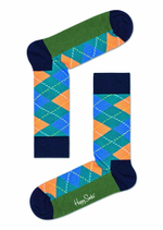 Носки унисекс Argyle Sock в клетку (Размер: 25) (Цвет: разноцветный)