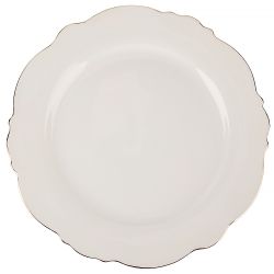 Набор тарелок 6 шт "White" d=27/21,5см/19см (фарфор) (подарочная упаковка)