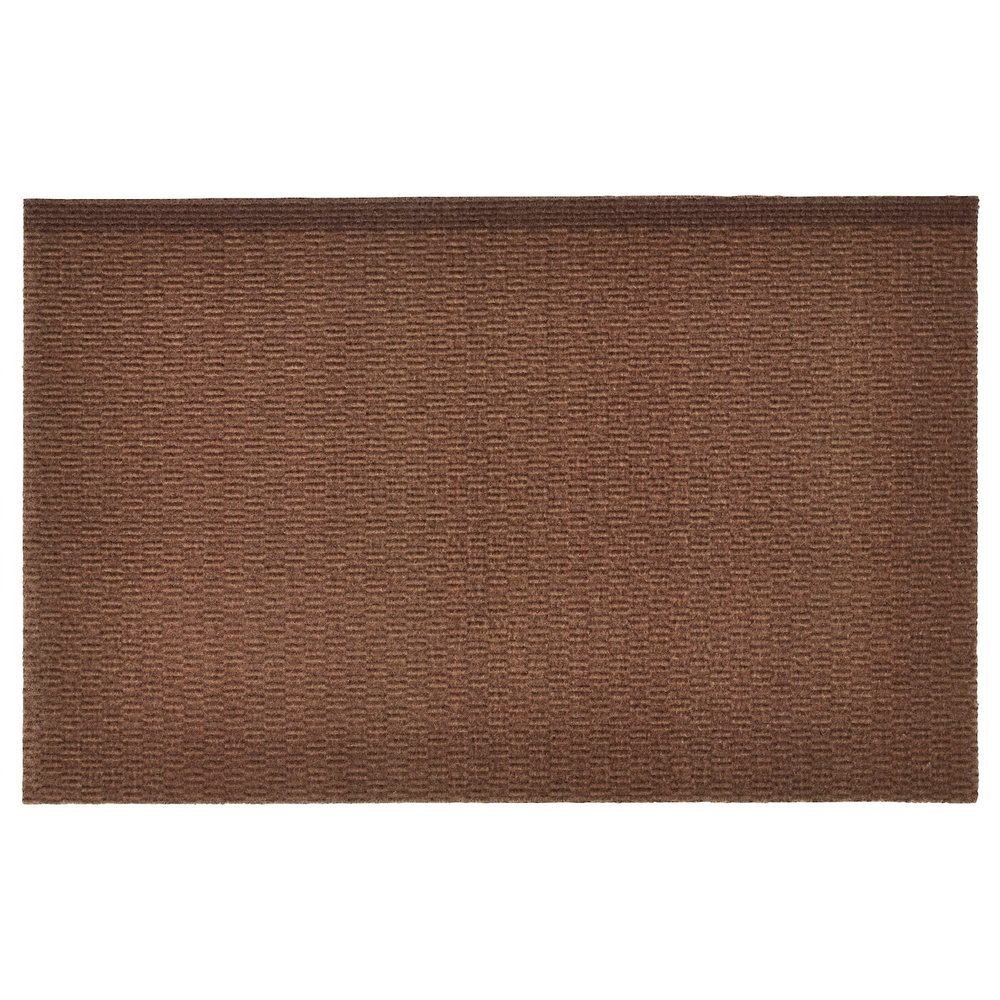 IKEA KLAMPENBORG  (ИКЕА КЛАМПЕНБОРГ)  -  Коврик для ванной комнаты, коричневый, 35x55 см