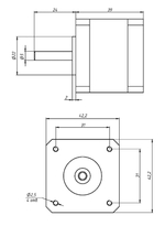 Шаговый двигатель 42HS40-1704