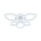 Потолочная светодиодная люстра Escada Aquarius 10289/6LED BL