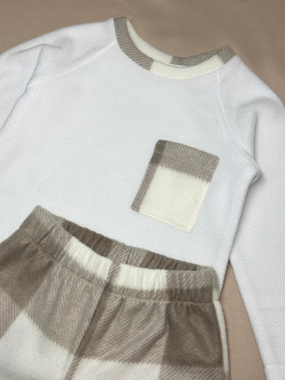 Флисовый костюм Латте