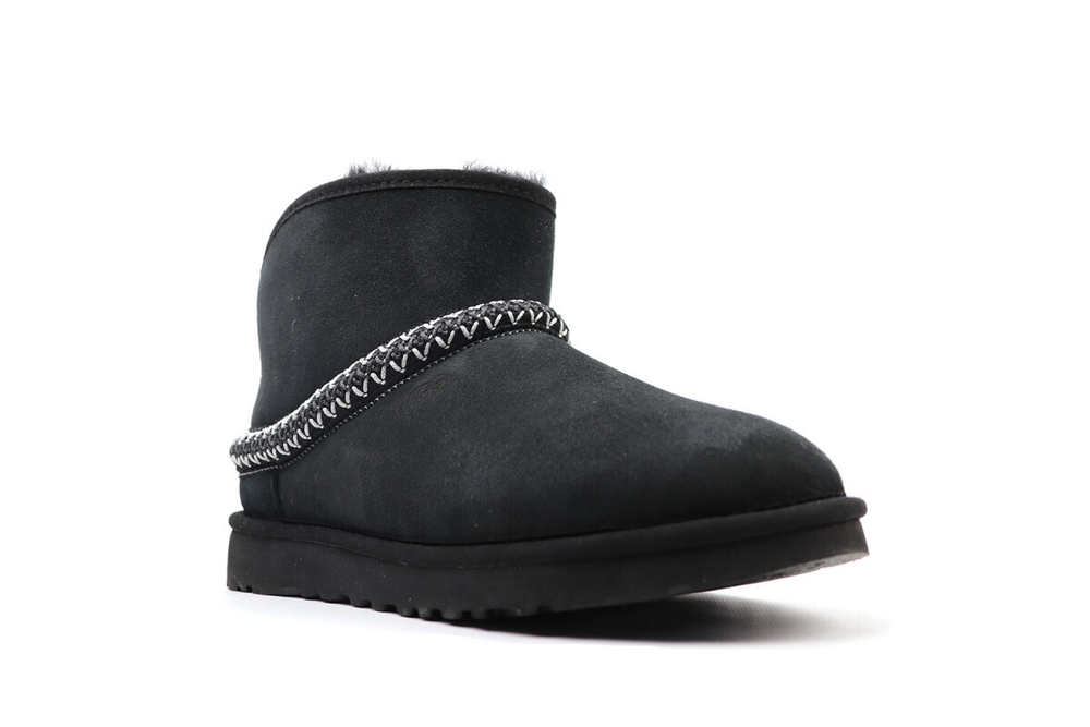 UGG Classic Mini Cresent Black