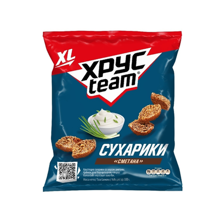 Сухарики Xpycteam Сметана 100 гр