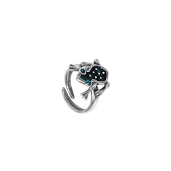 "Салиентия" кольцо в серебряном покрытии из коллекции "Царевна-Лягушка" от Jenavi