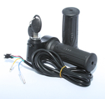 Ручка газа с замком зажигания и грипса для электросамоката универсальная