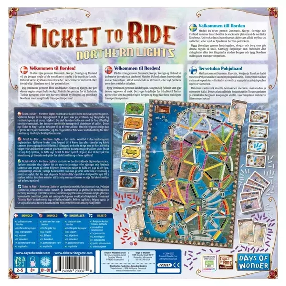 Ticket to Ride - Northern Lights