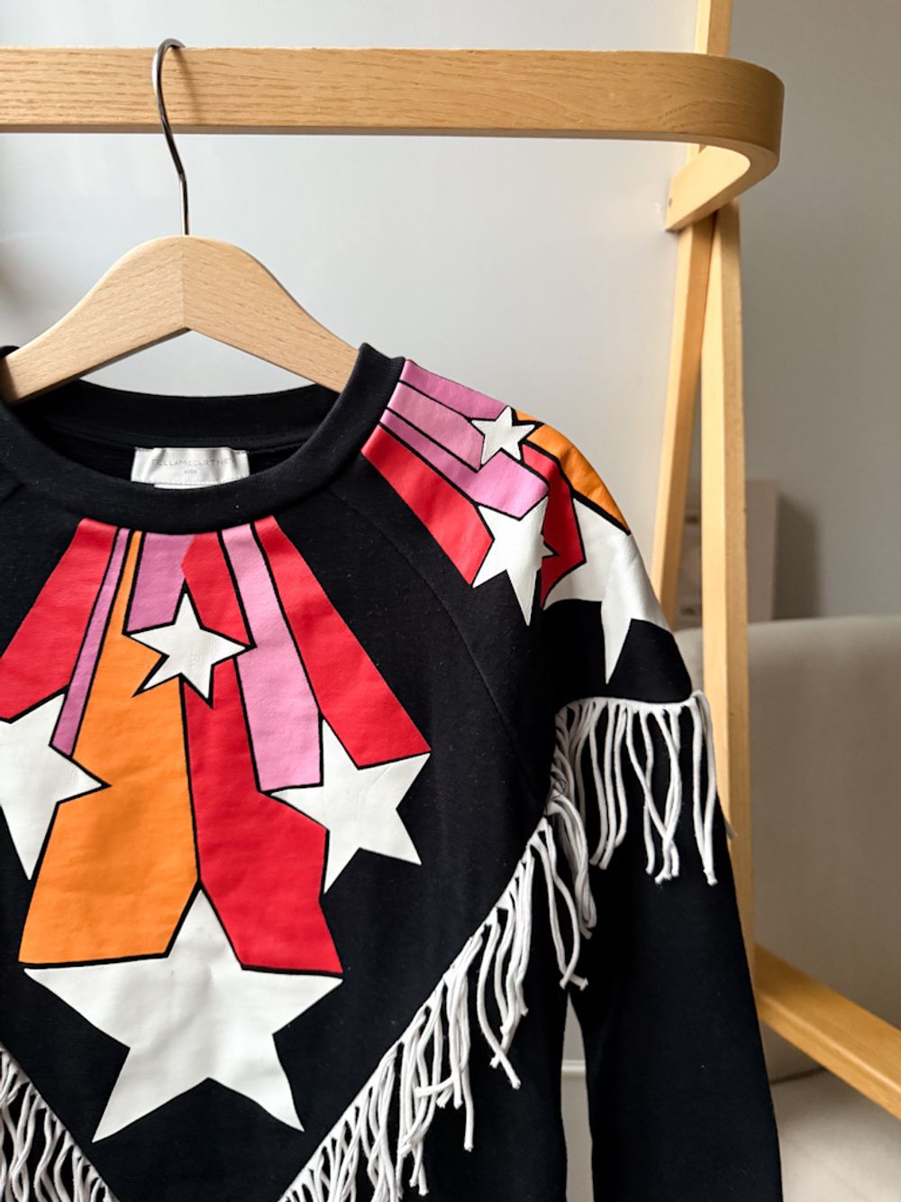 Хлопковое платье-толстовка Stella McCartney, 128