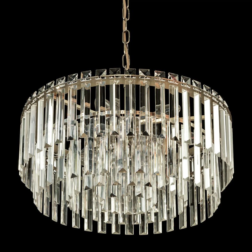 Citilux Фонда CL303193 Люстра хрустальная подвесная Бронза