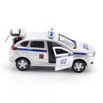 Модель ин. мет. "Lada Xray. Полиция" 12см, открыв. двери, коробка XRAY-POLICE (Технопарк)