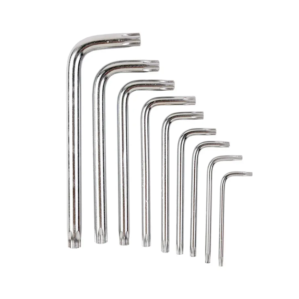 Набор ключей TORX Г-образных, 9пр.(Т10,15,20,25,27,30,40,45,50),в блистере Forsage##Помощник P010K