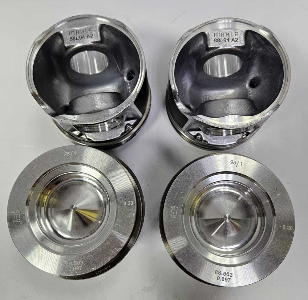 Поршни с кольцами +0.60 F1AE0481D Fiat Ducato 2.3D Mahle