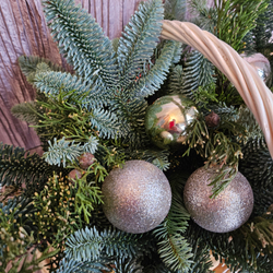 Подарочная корзина к новому году и рождеству