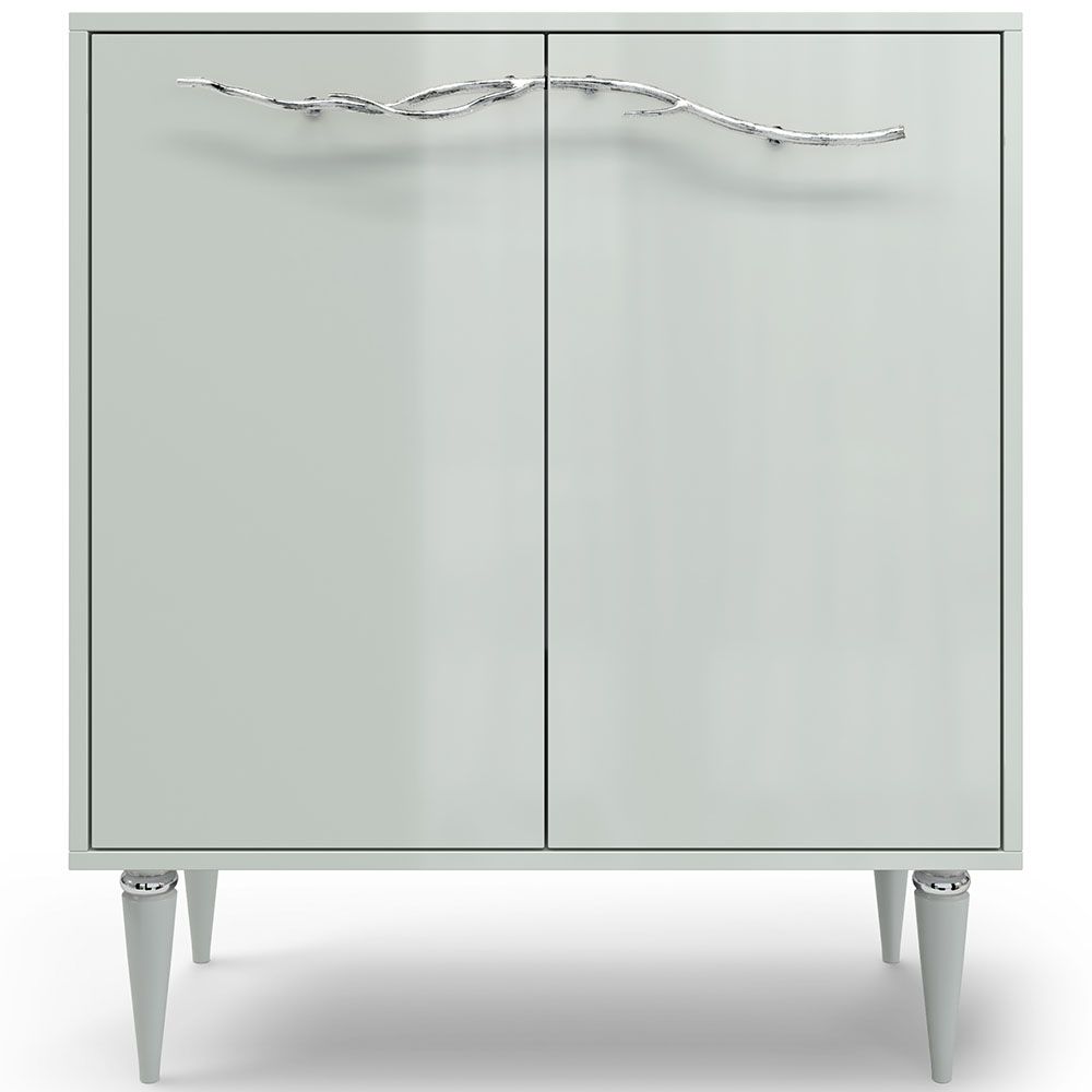 Комод Арт Колор Классик Сильвер с 2 полками Серый дым