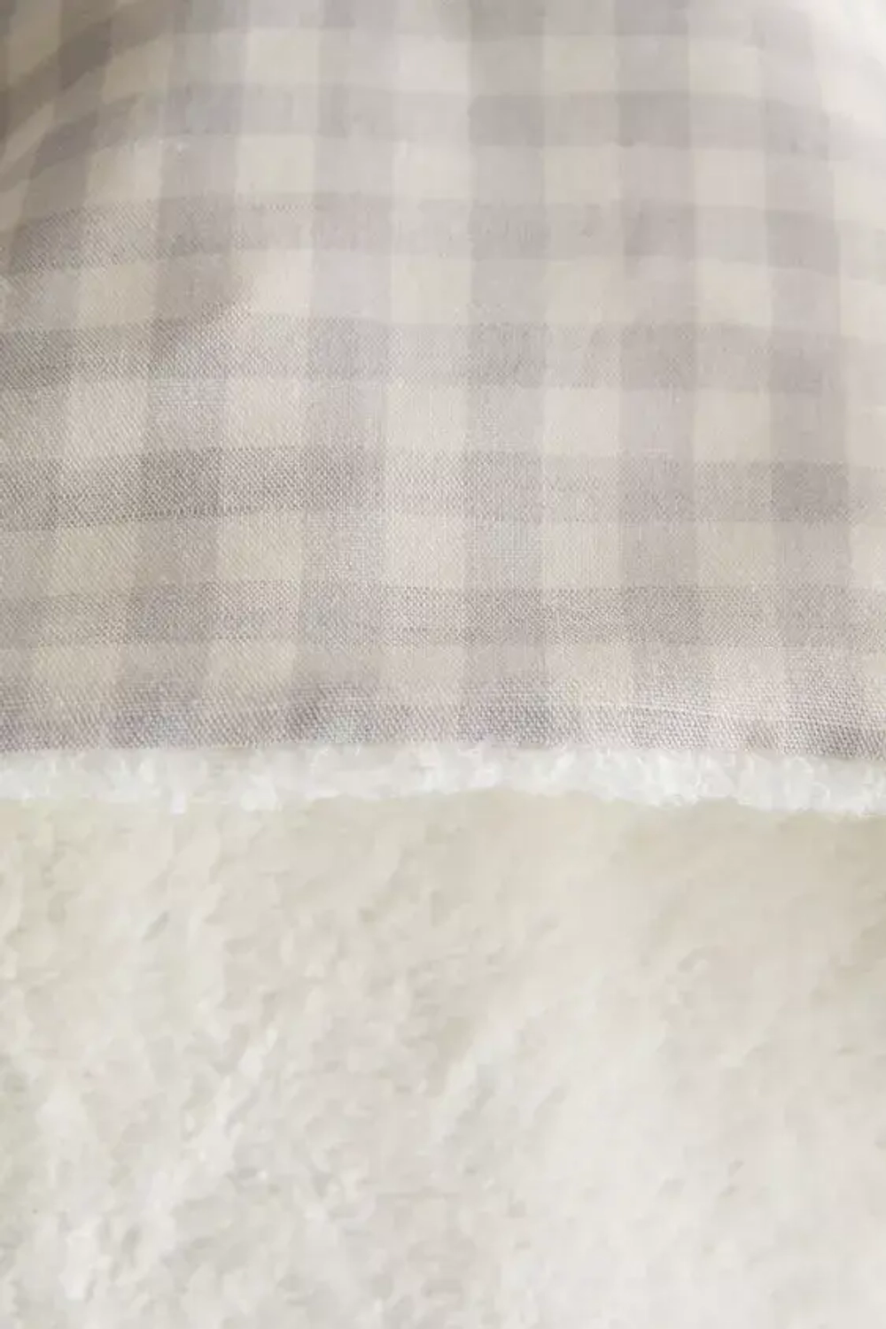 ZARA HOME ПОЛОТЕНЦЕ С КАПЮШОНОМ В КЛЕТКУ ДЛЯ ДЕТЕЙ, СИНИЙ